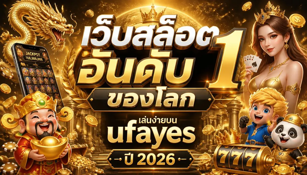 เว็บสล็อตอันดับ 1 ของโลก เล่นง่ายบน ufayes ปี 2026